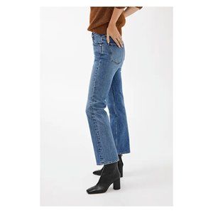 flared cropped jeans arket